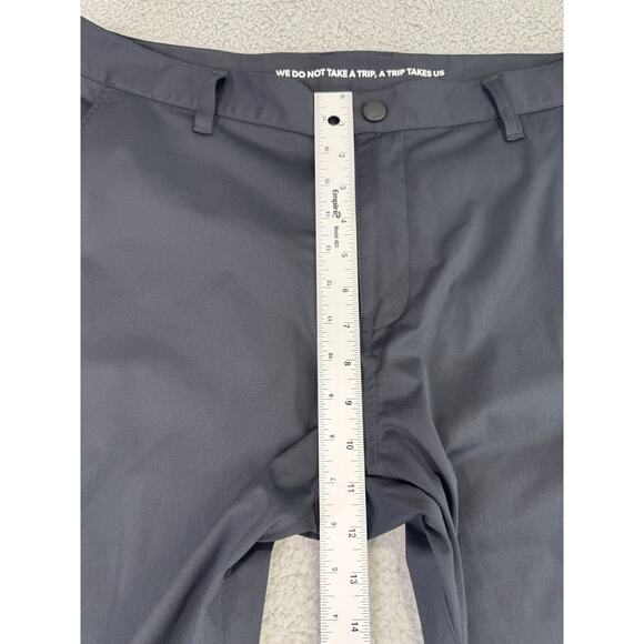 Rhone Pants Men's 35x28.5 Black Commuter Classic Performance Golf Travel Pockets - Picture 9 of 14